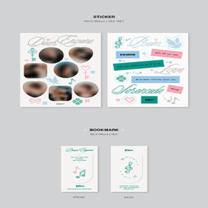 ENHYPEN Seasons greetings Sticker SET + Bookmark